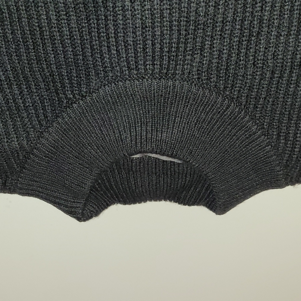 NWT Vince Camuto Clip Dots Long Sleeve Pullover Mock Neck Sweater Wm's Black XL - Picture 2 of 15